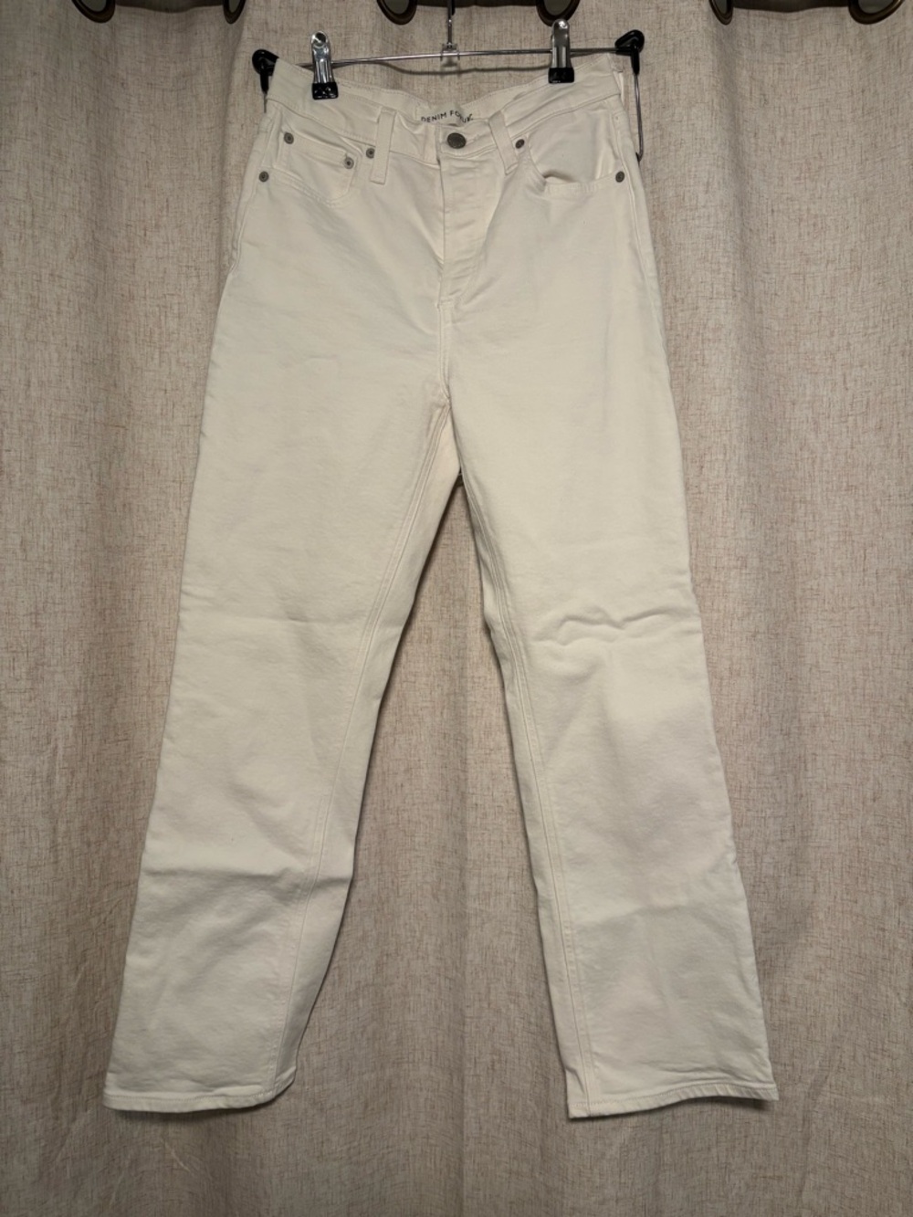 Denim Forum Arlo High Rise Straight Jeans 28L